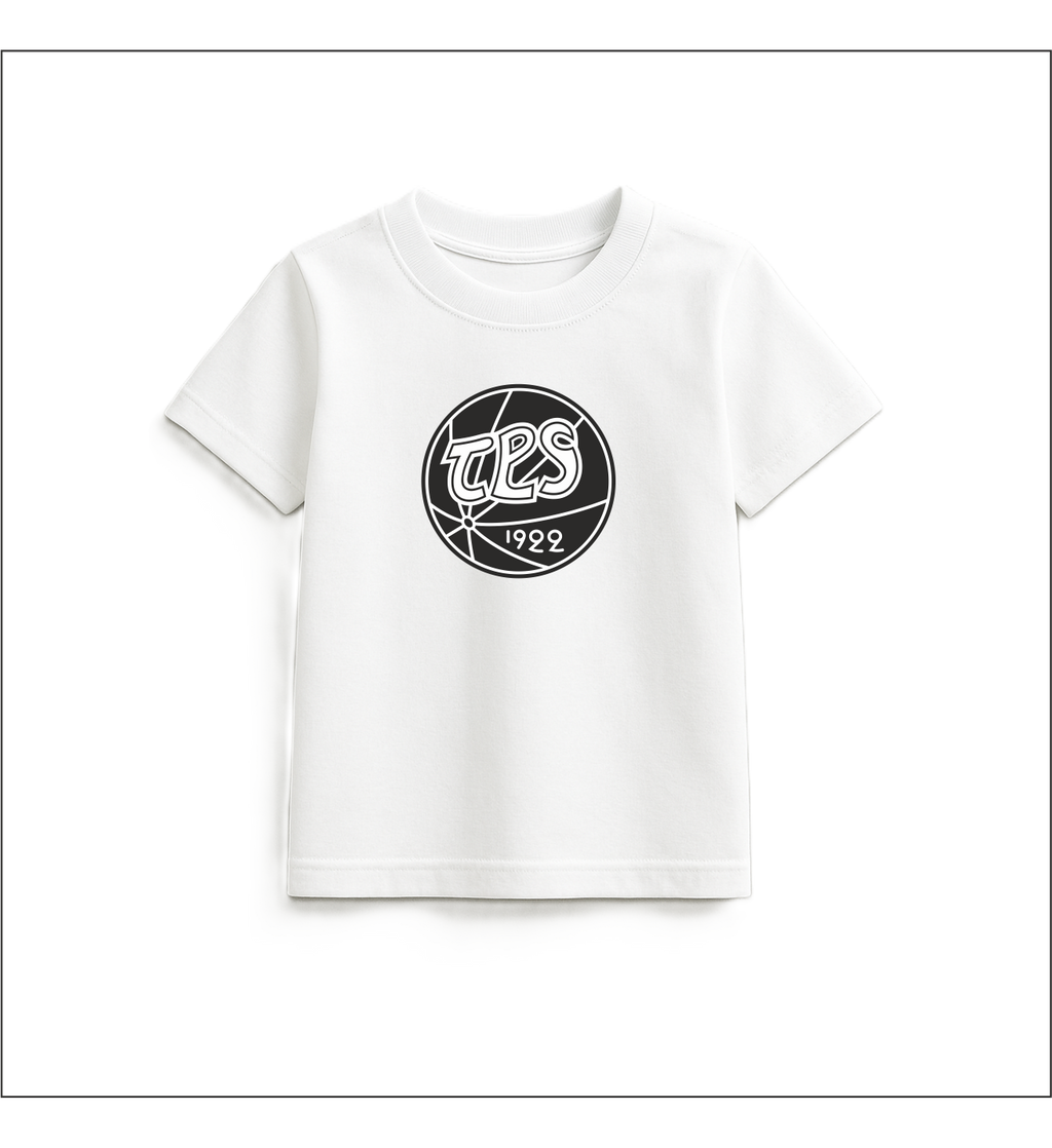 Lasten valkoinen logo T-paita